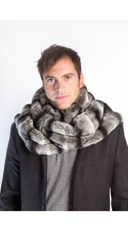 Rex Chinchilla Fur Stole - Unisex